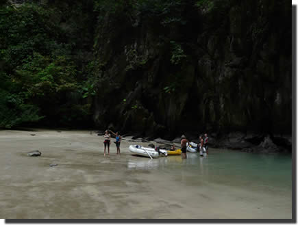 the cave