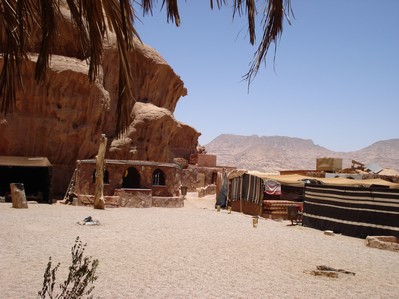 campement dans le desert