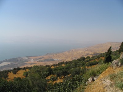 Lac de Tiberiade depuis le Golan