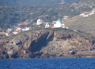 eglise sur la cote grecque