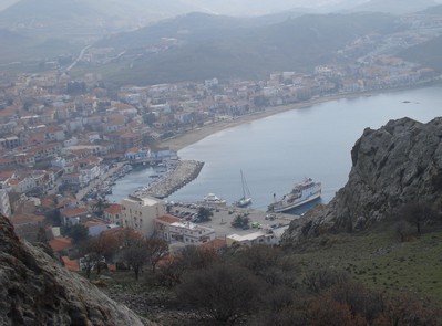 port de Myrina sur Limnos